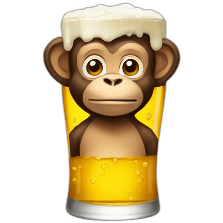 Monkey piss beer emoji