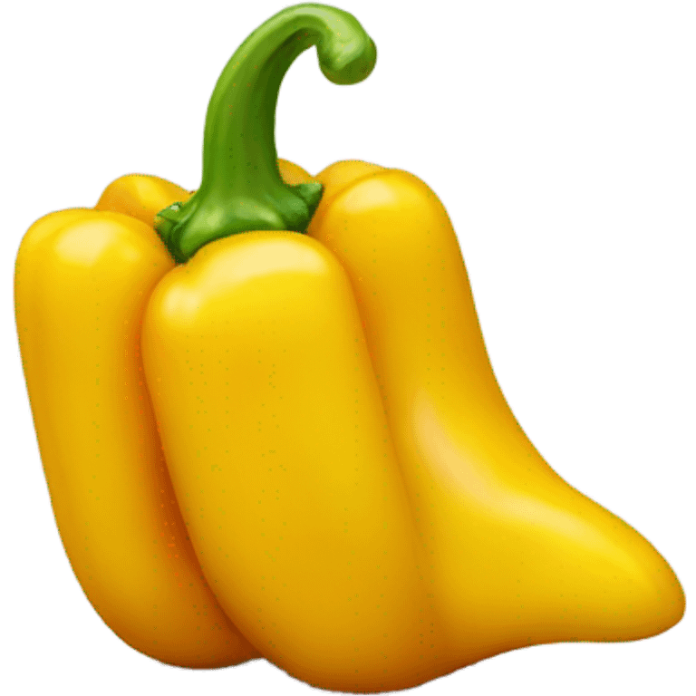 Yellow bell pepper emoji