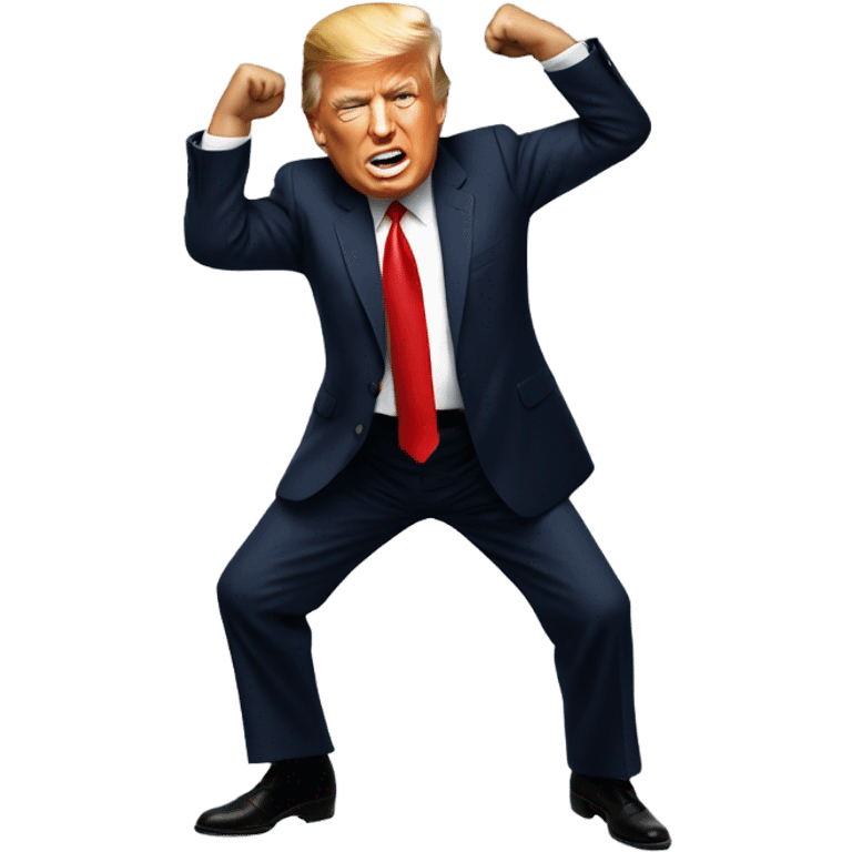 Trump dancing emoji