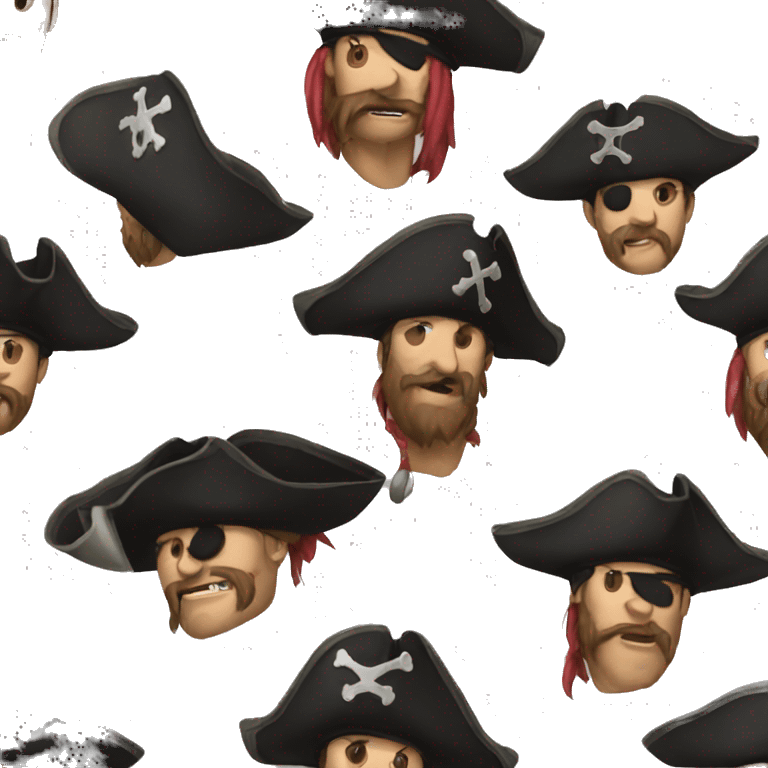 Pirate hat only hat emoji