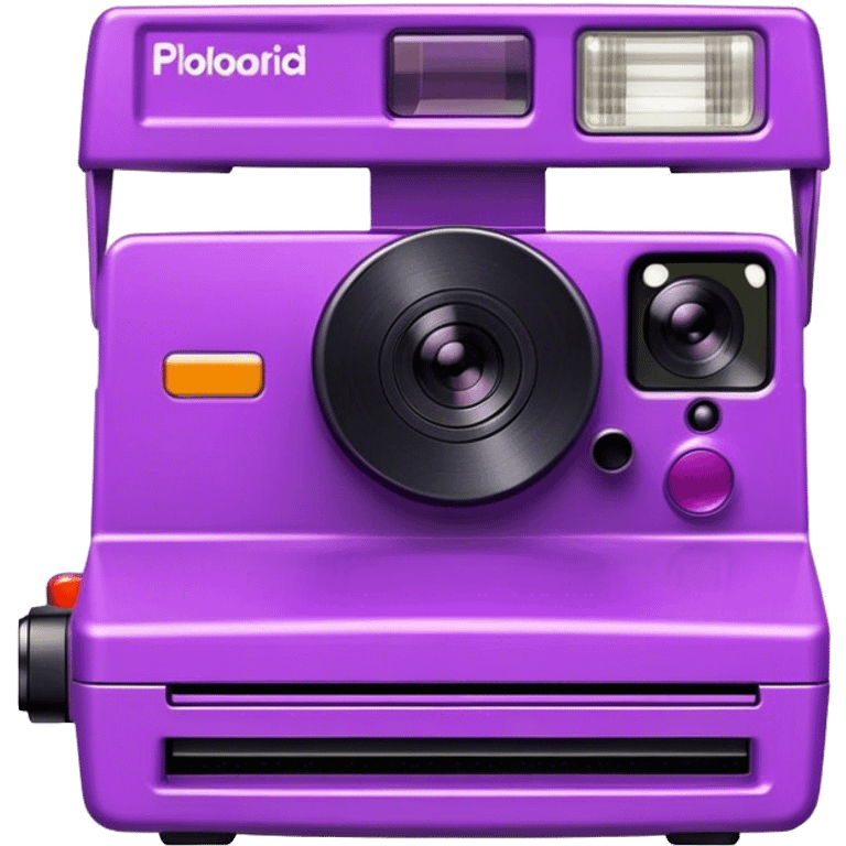 purple polaroid camera emoji