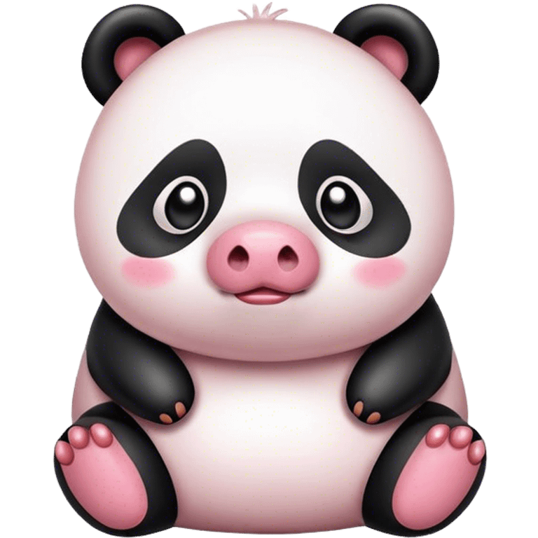 Panda piggy  emoji