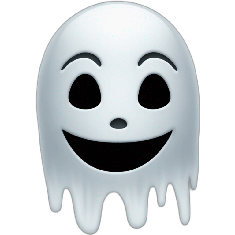 Ghost face from the film emoji