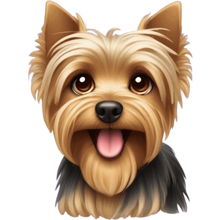 Yorkie in love emoji