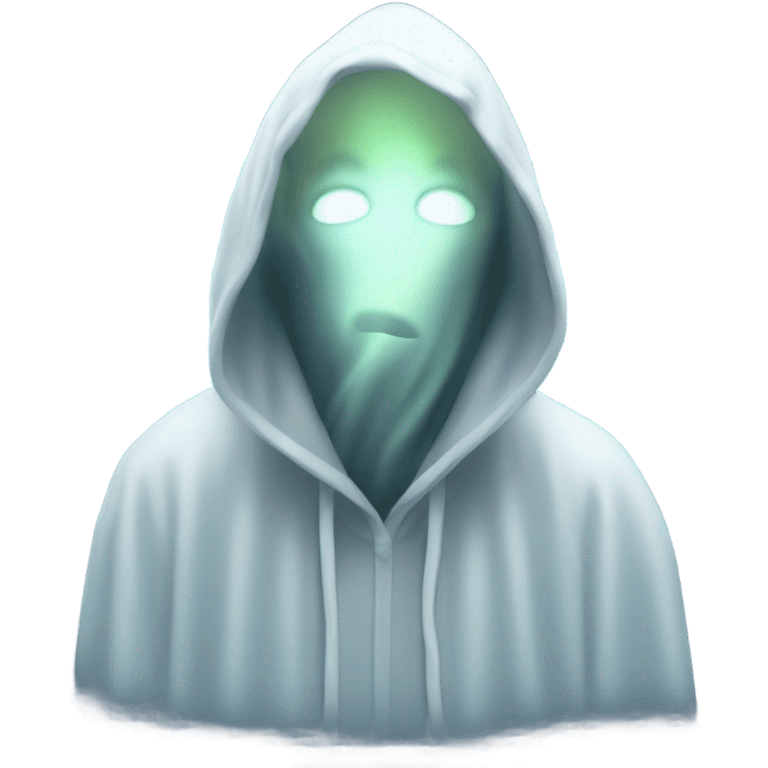 ghost wearing hoodie emoji