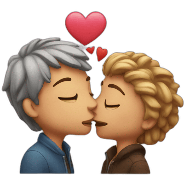 big kiss emoji