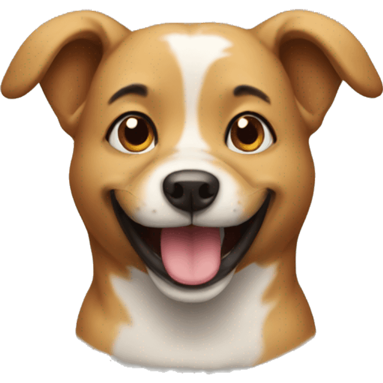 dog smiling  emoji