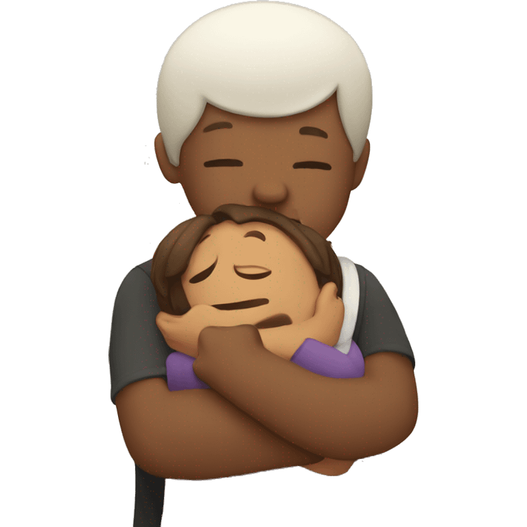 Hugs and prayer for a friend emoji