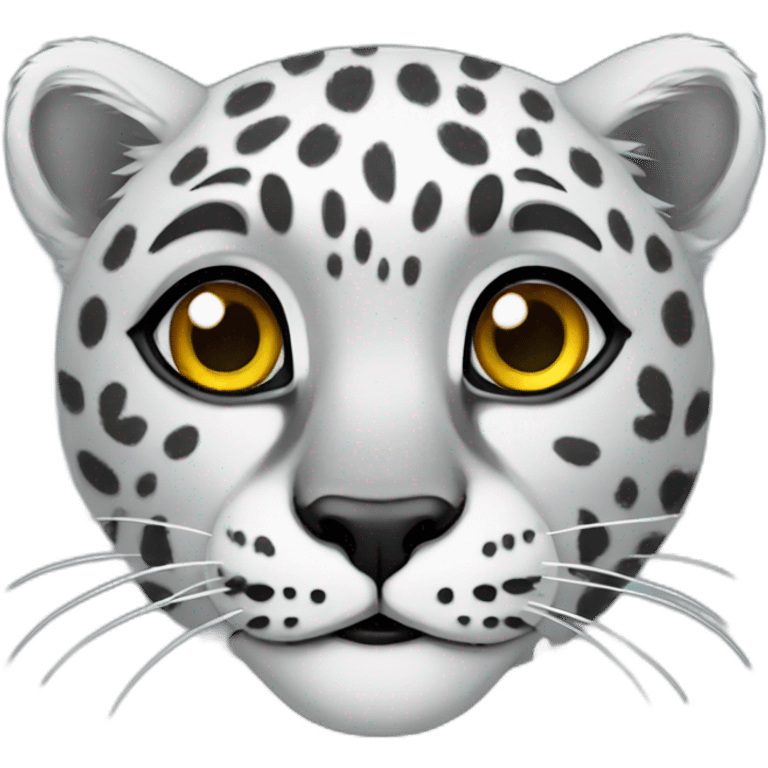 Snow leopard emoji