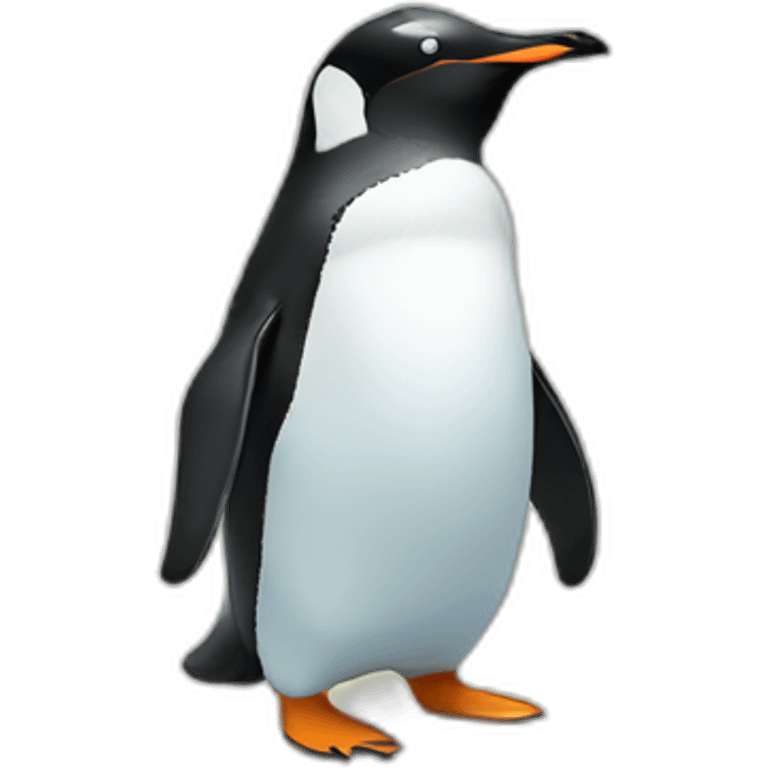 penguin wearing sunglasses standing on an iceberg emoji