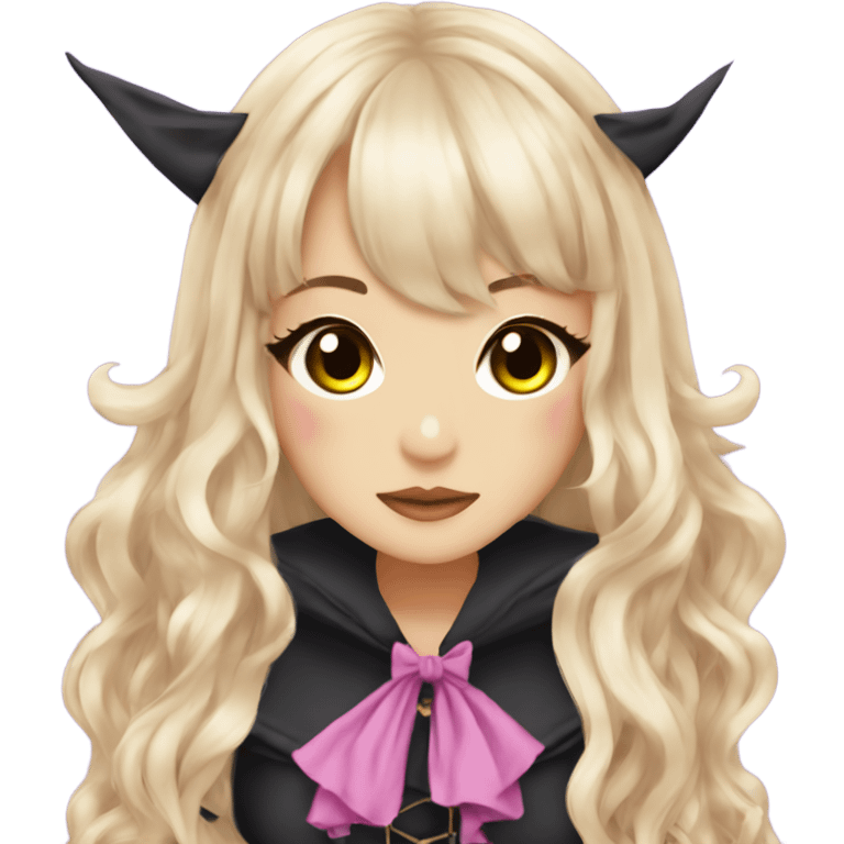 hime gyaru girl witch emoji