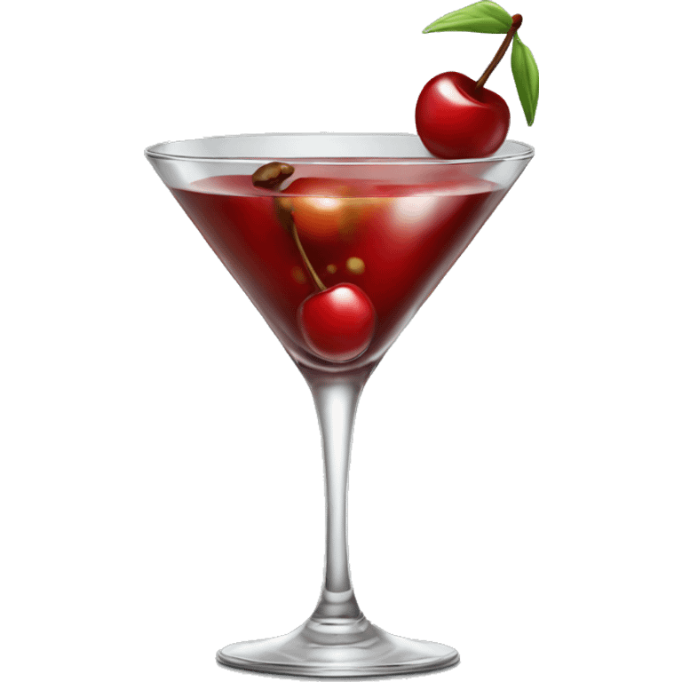 Cherry lover martini emoji