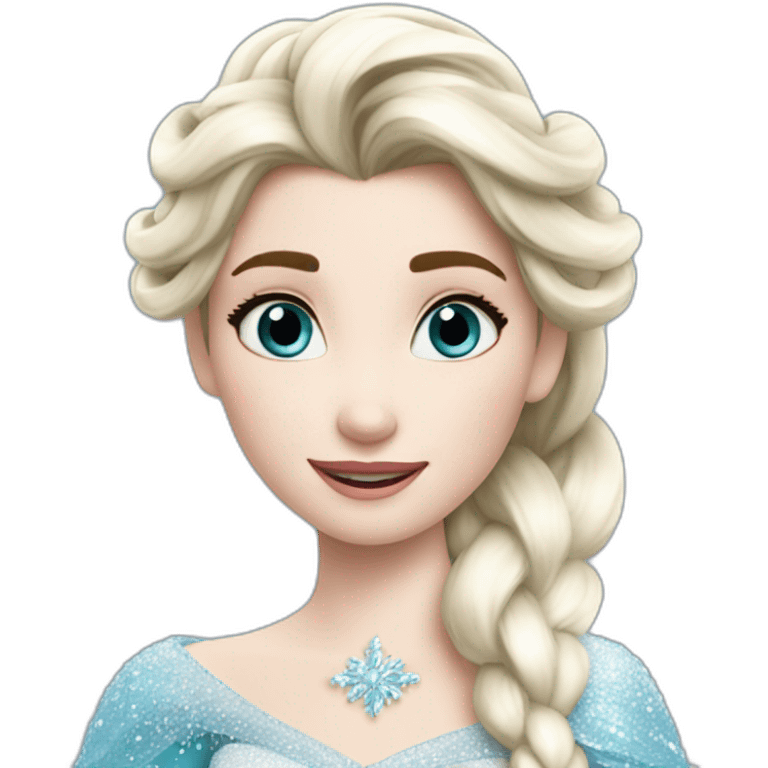 Elsa reine des neige emoji