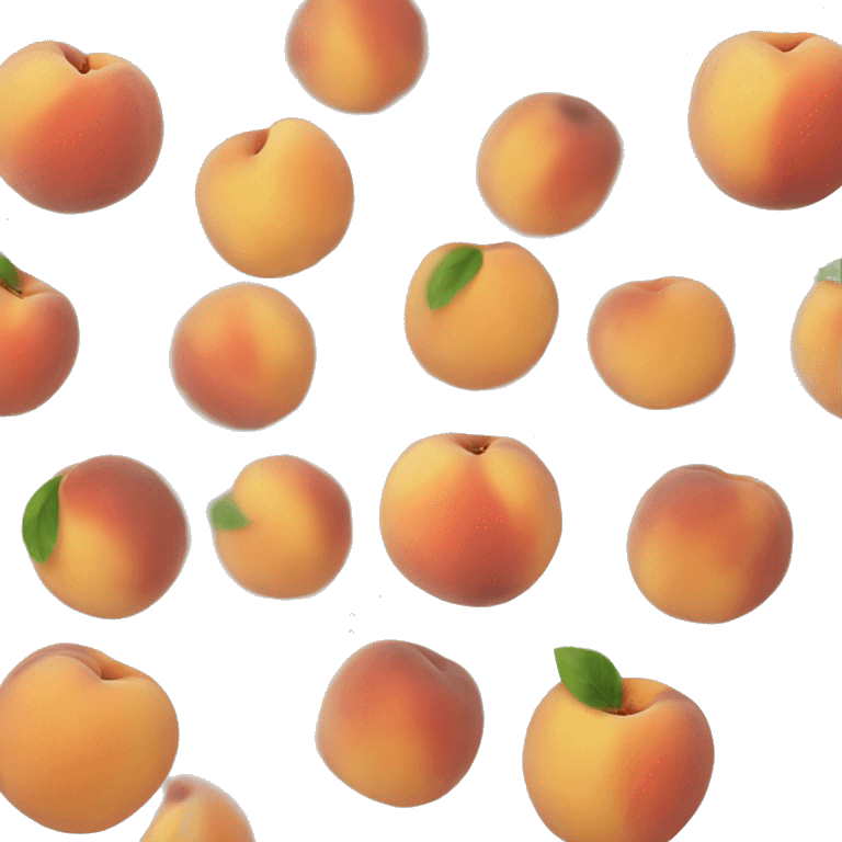 Peaches in a bowl emoji