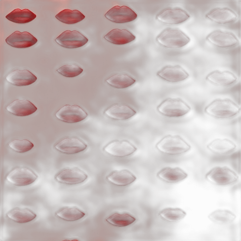 red lipstick emoji