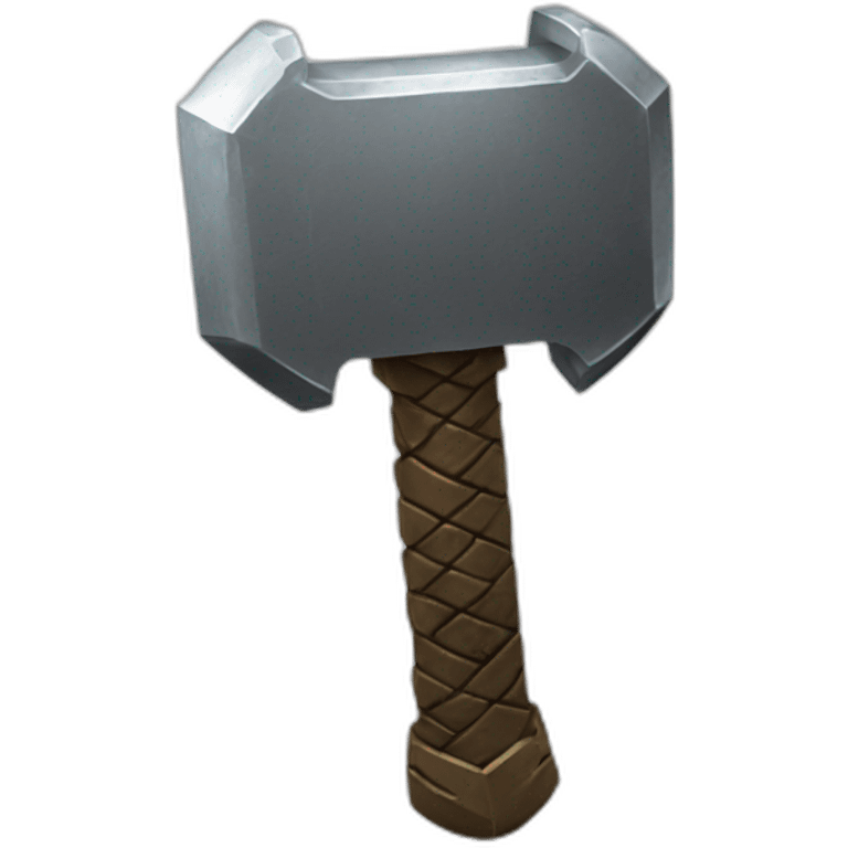 Thor hammer emoji