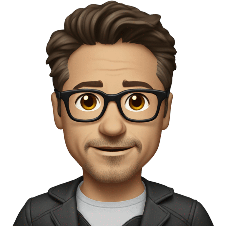 create an emoji of robert downey jr emoji