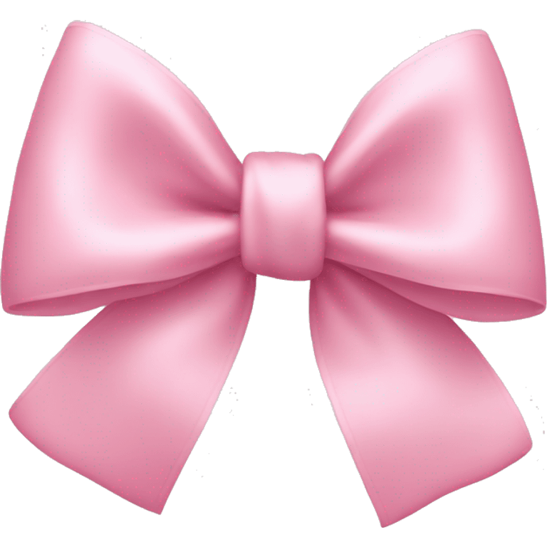 light pink bow on light pink bow emoji