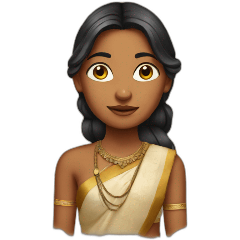 Indian girl emoji