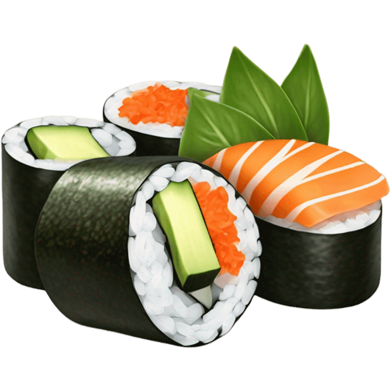 Sushi roll emoji