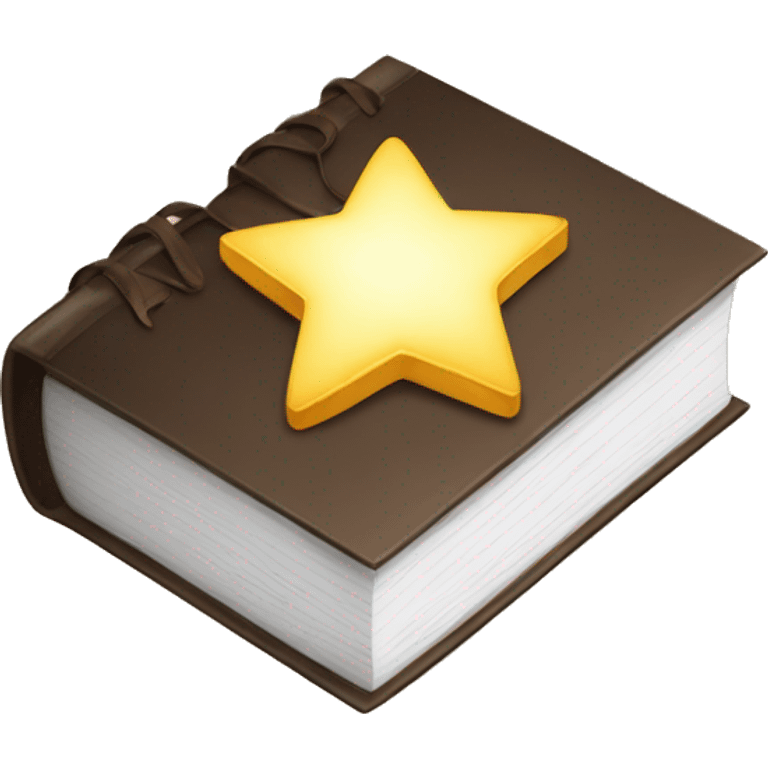 book with a star emoji