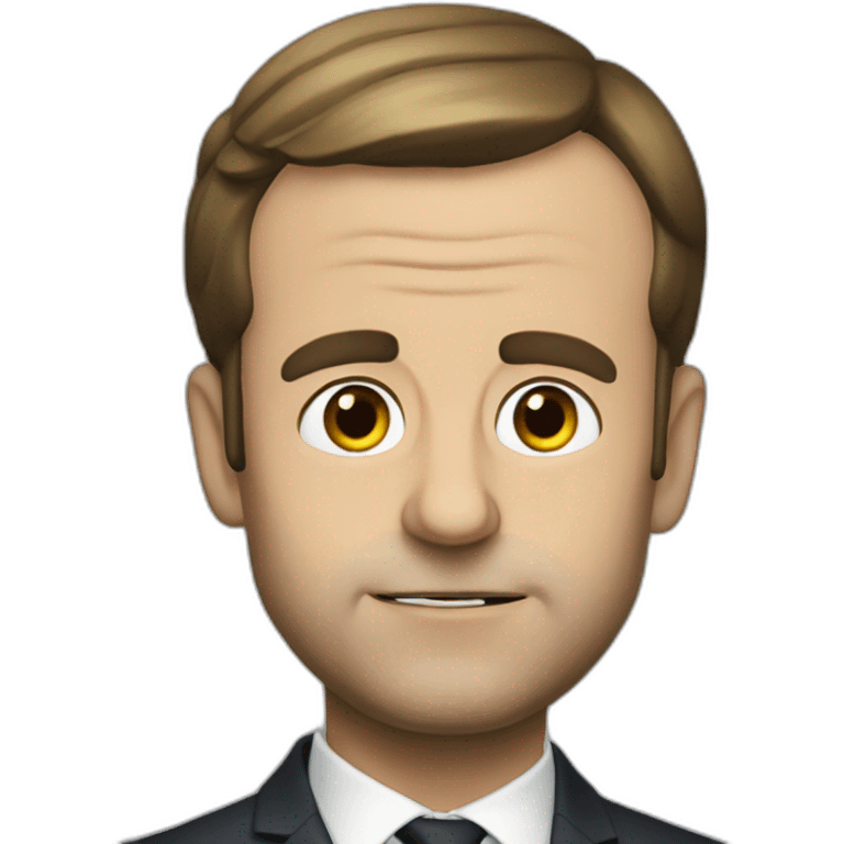 Macron fume emoji