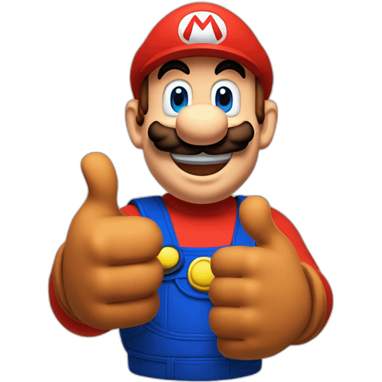 mario thumbs up emoji