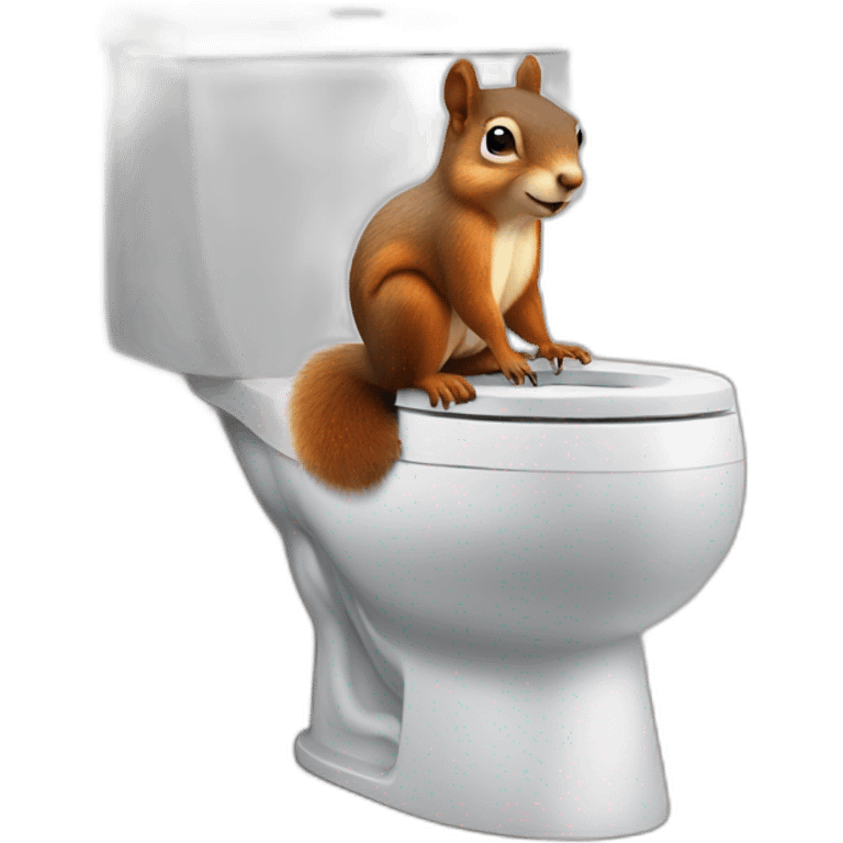 squirrel on the toilet emoji