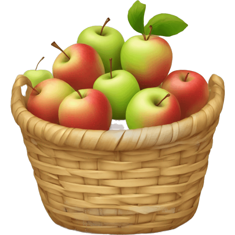 Basket of apples emoji