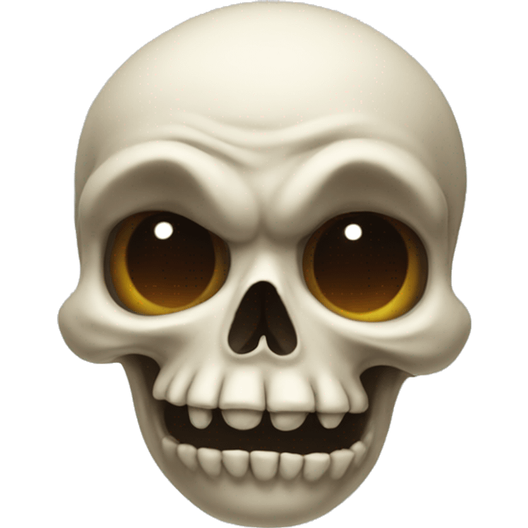 Mewing skull emoji