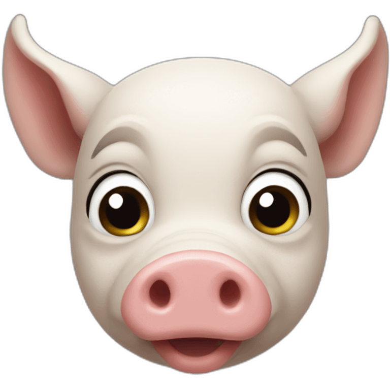 Egyptian ride pig emoji