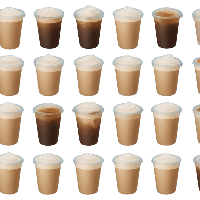 Ice coffee emoji