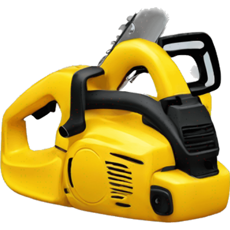 yellow toy chainsaw emoji