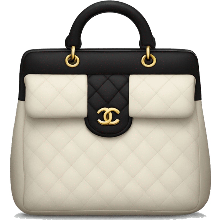 Black Chanel bag emoji