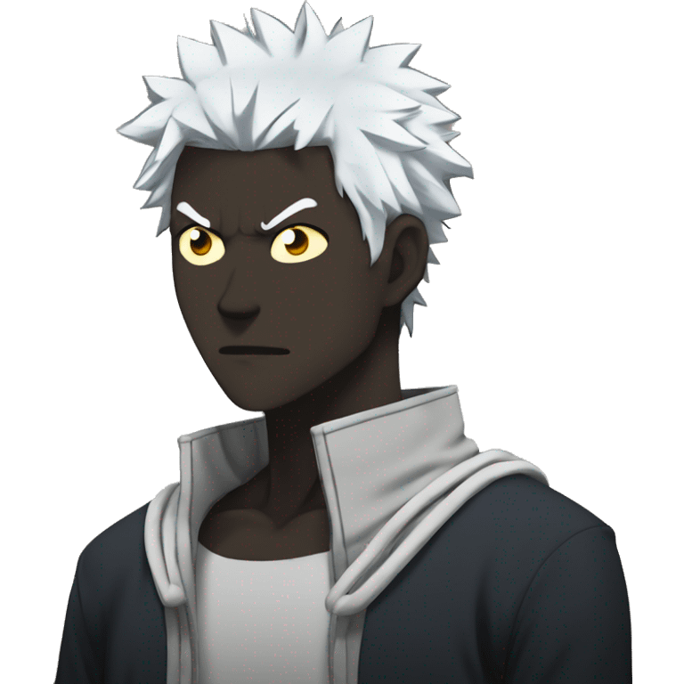 Black flash from jujutsu kaisen emoji