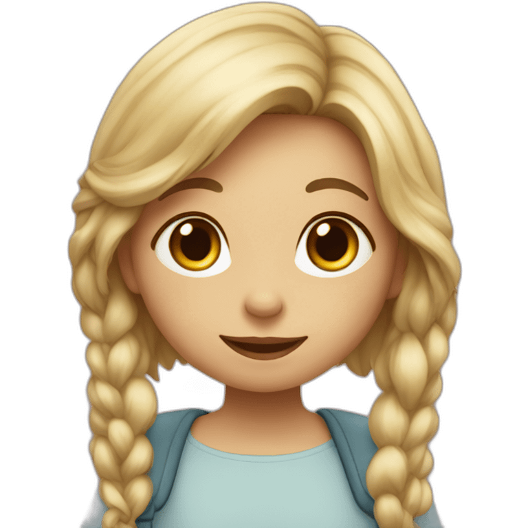 Un ours sur une fille emoji