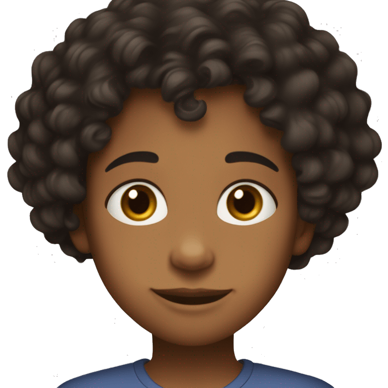 “Draw me with my 4-year-old son. I’m a Colombian woman with long wavy black hair and hazel eyes. My son, mixed French, Congolese, and Colombian, has slightly darker skin, curly hair on top, short sides, and black eyes.” emoji