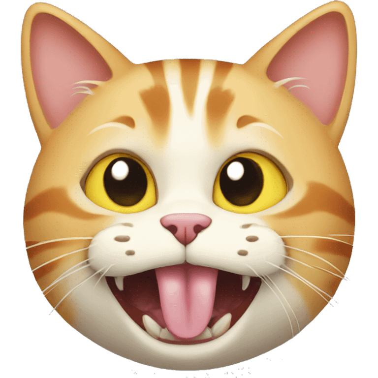 Cat eat emoji