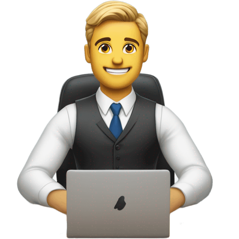 Brenden beck working at Mastercard emoji