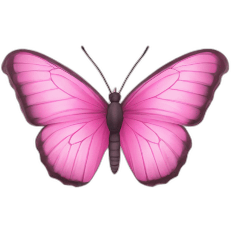 Butterfly pink emoji