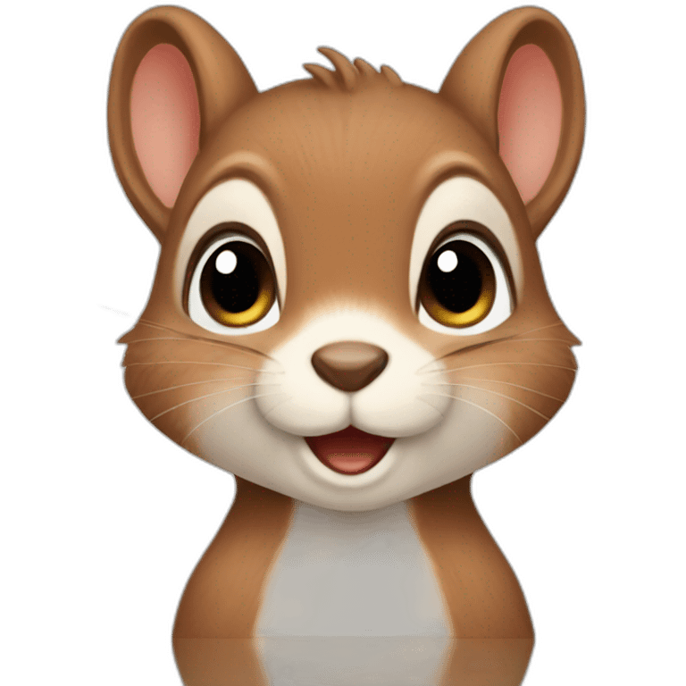 Baby squirrel emoji