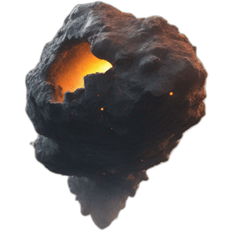 asteroid crashing into city emoji