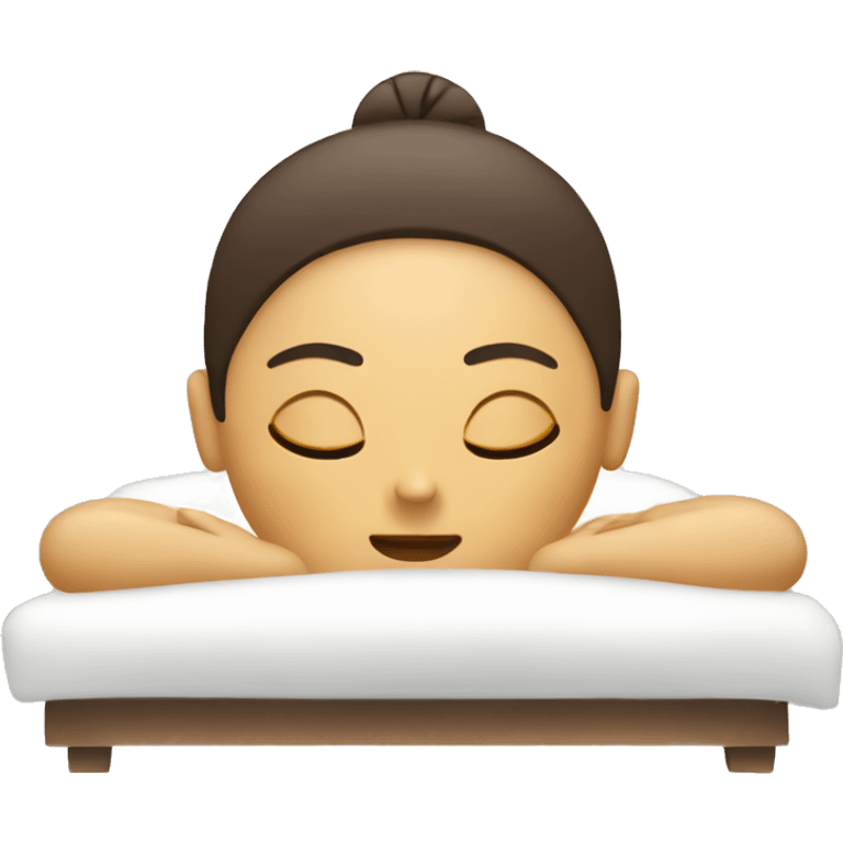 Relax massage emoji