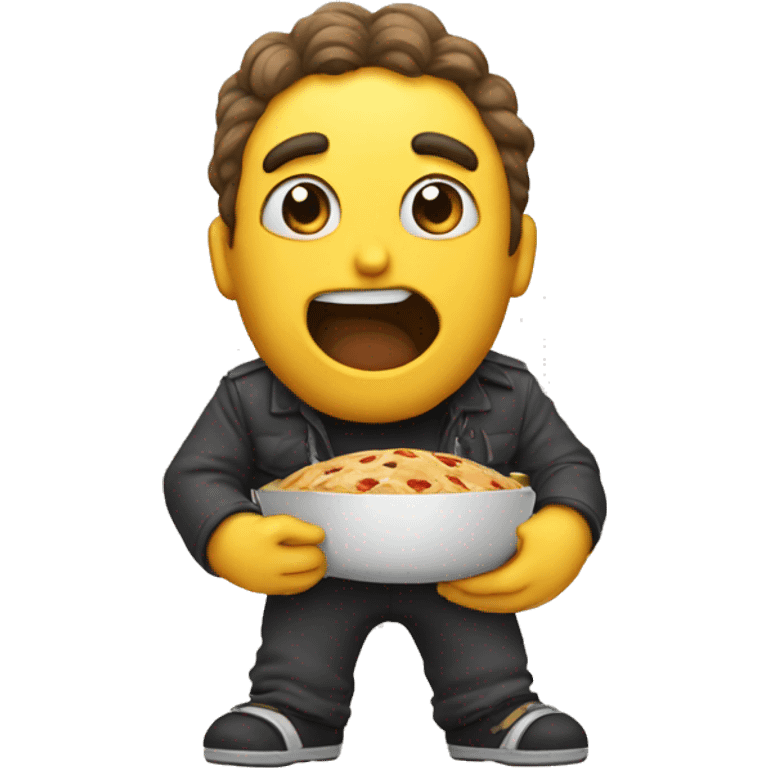 make a emoi where a guy is hungry and thristy emoji