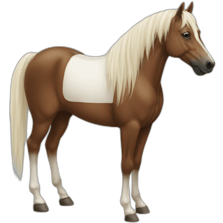 Cheval fou emoji