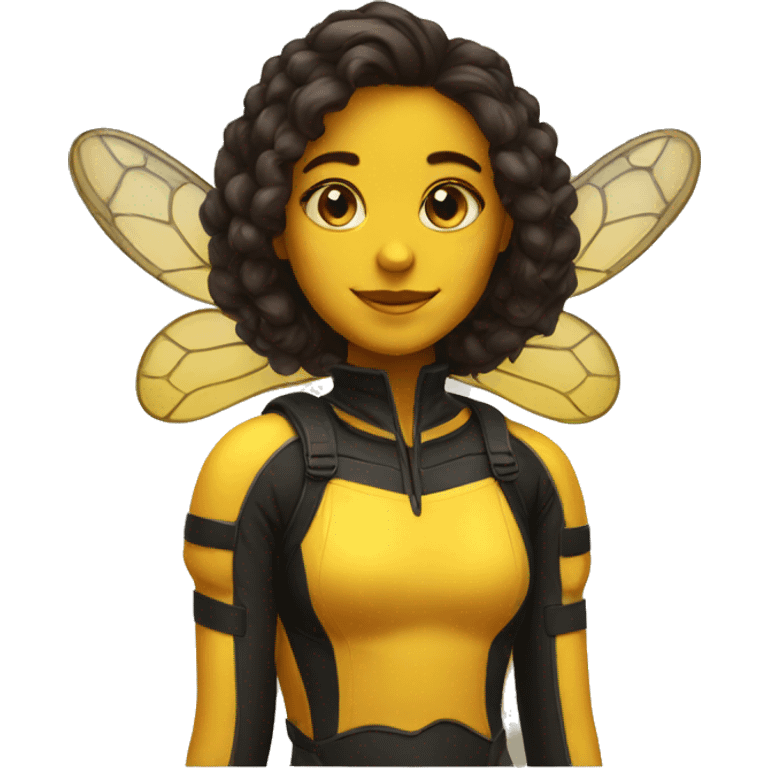 bee girl emoji