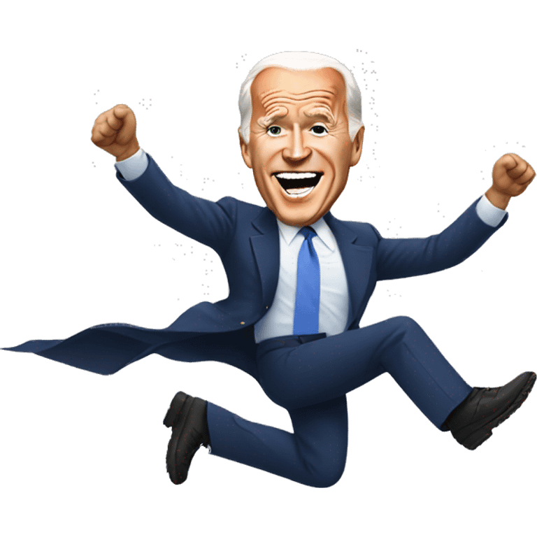 Joe Biden Flying emoji