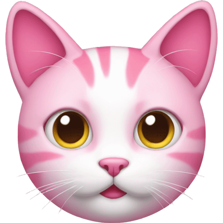 Pink cat emoji