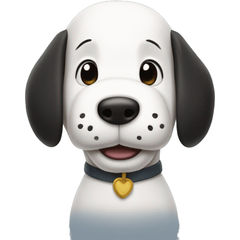 snoopy standing emoji