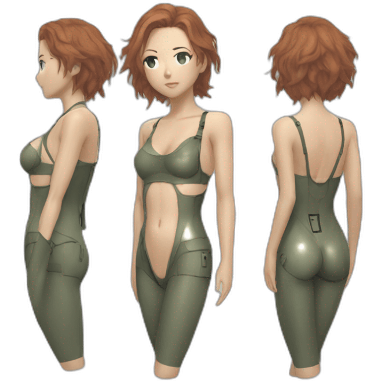 Metal gear solid sneaking box swimsuit emoji